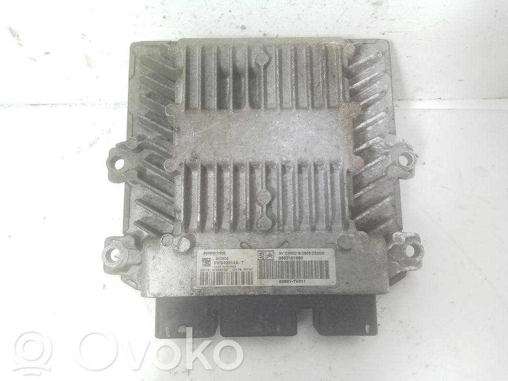 Engine control unit/module   9663181680,5WS40514AT,8HT,9663181680