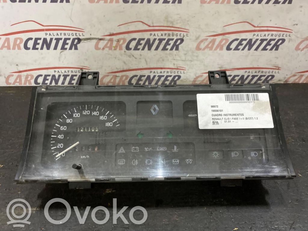 Renault Clio I Speedometer (instrument cluster) 