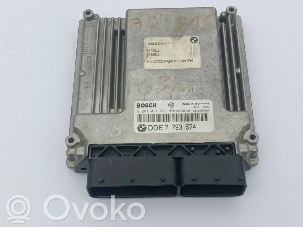 BMW 5 E60 E61 Engine control unit/module ECU 