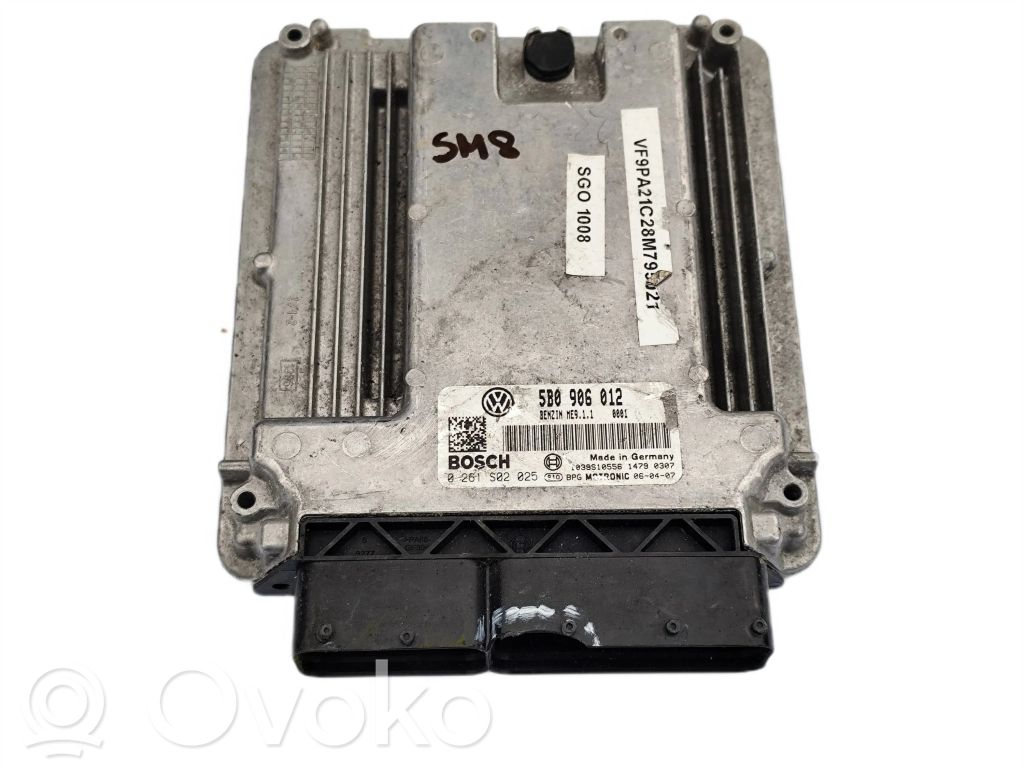 Engine control unit/module ECU   5B0906012,0261S02025,039S10556