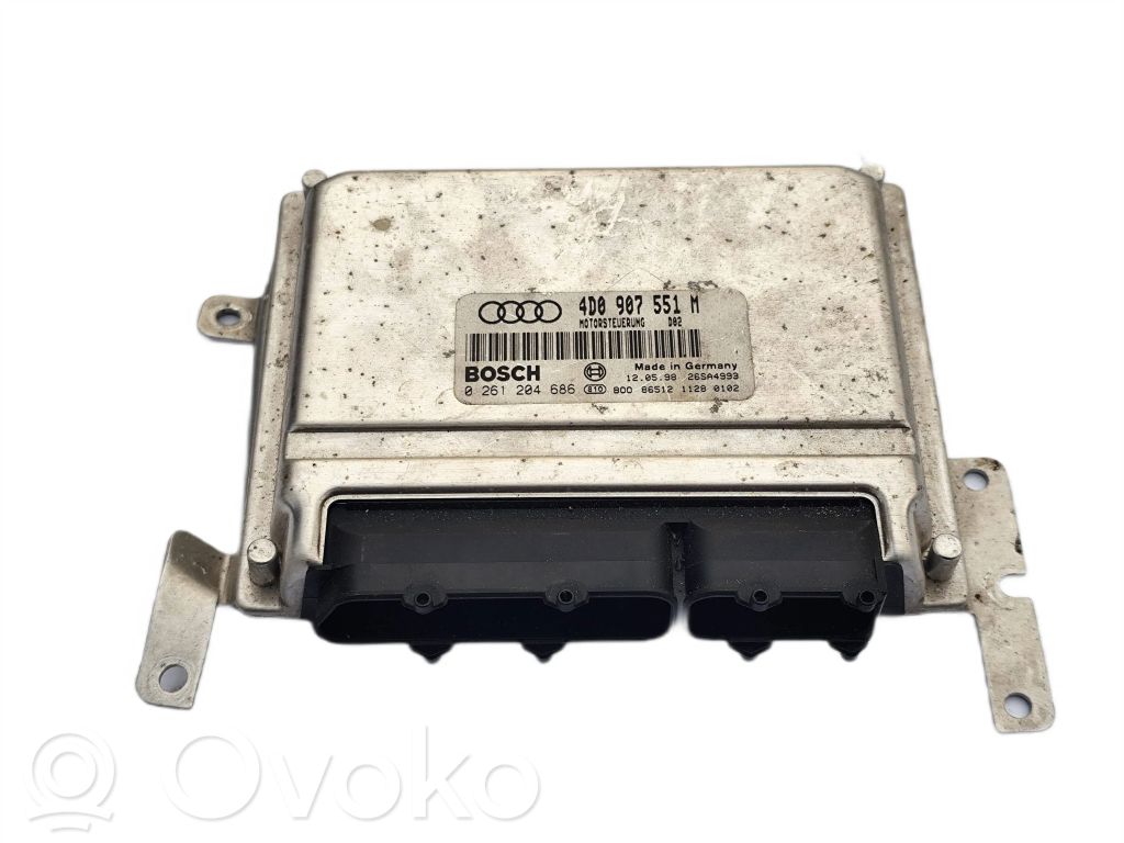Engine control unit/module   4D0907551M,26SA4993,0261204686