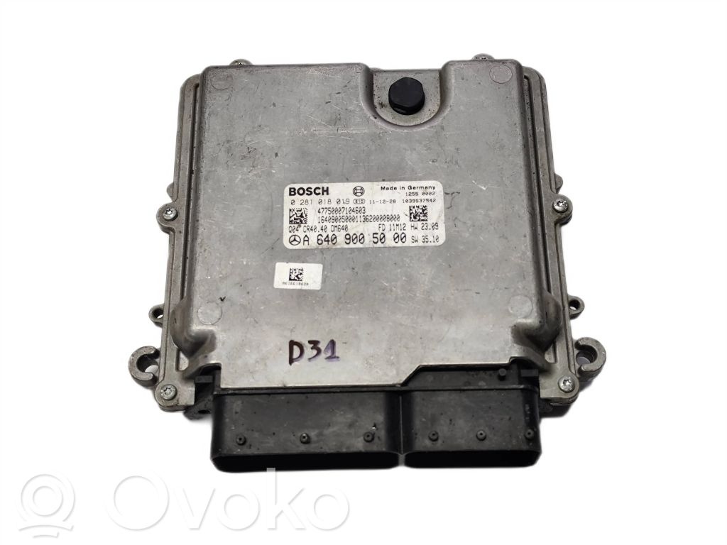 Mercedes-Benz A W169 Engine control unit/module 