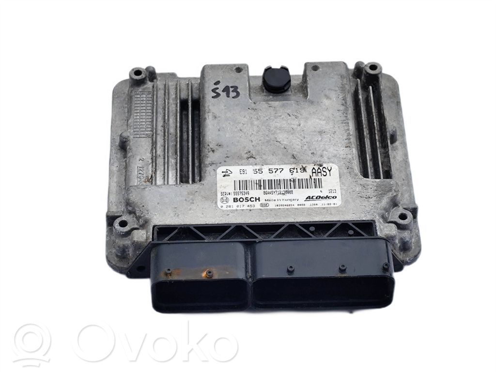 Engine control unit/module   55577619,55575349,0281017453,AASY