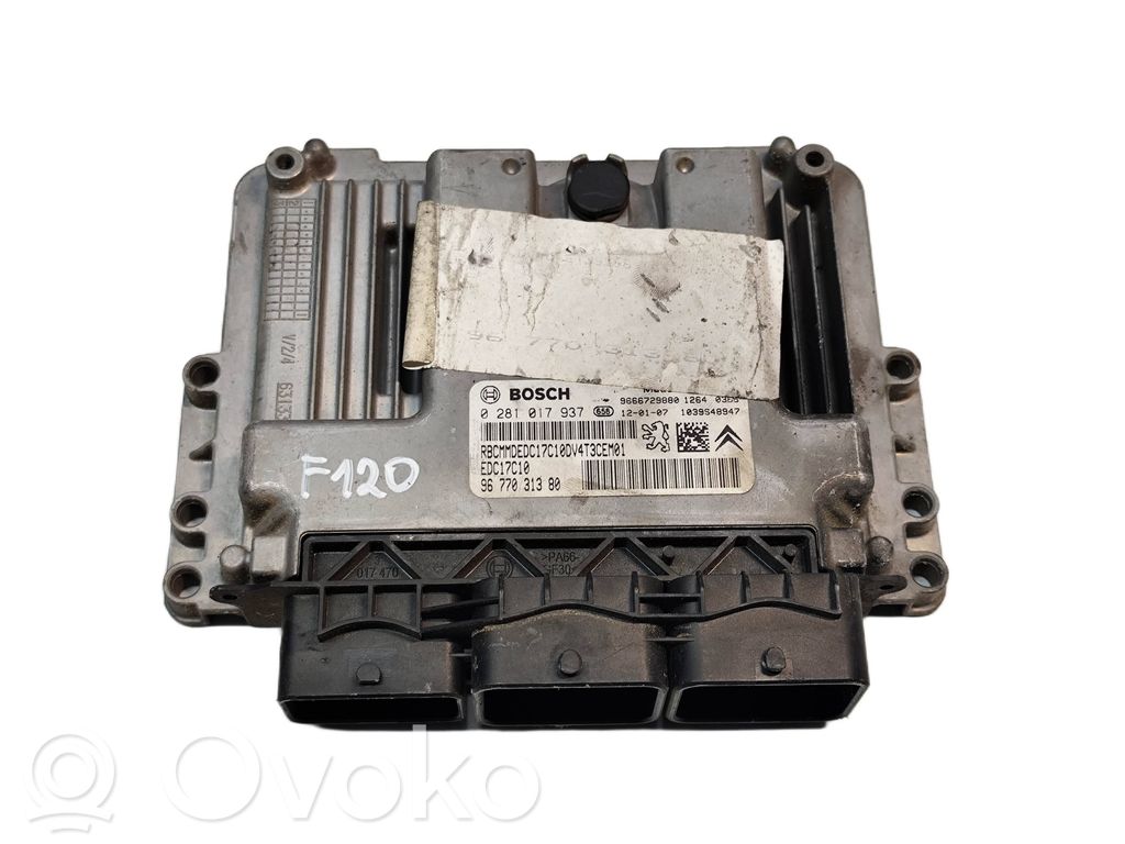 Peugeot 206+ Engine control unit/module ECU 