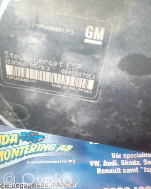 Opel Astra H ABS-pumppu 