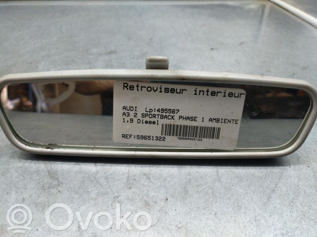 Audi A3 S3 A3 Sportback 8P Espejo retrovisor (interior) 