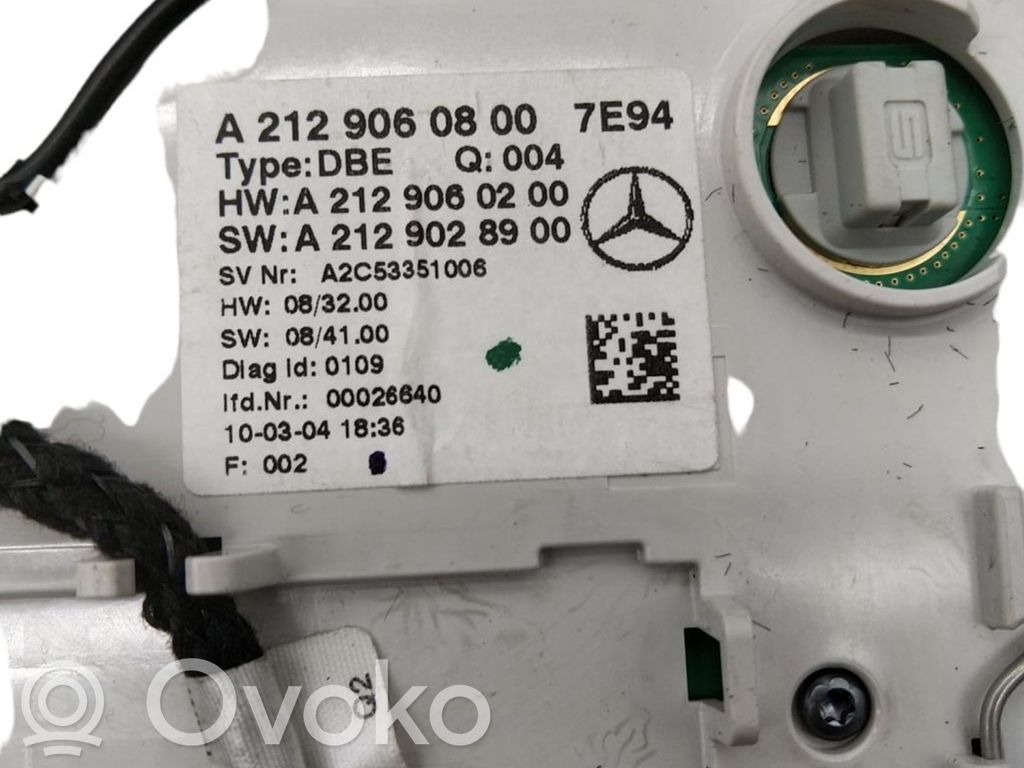 Mercedes-Benz E W212 Lampă scaun față 
