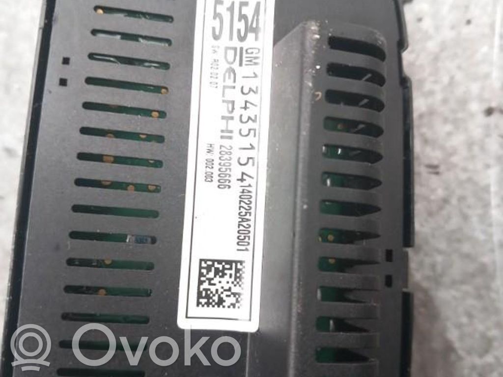 Climate control unit   13435154