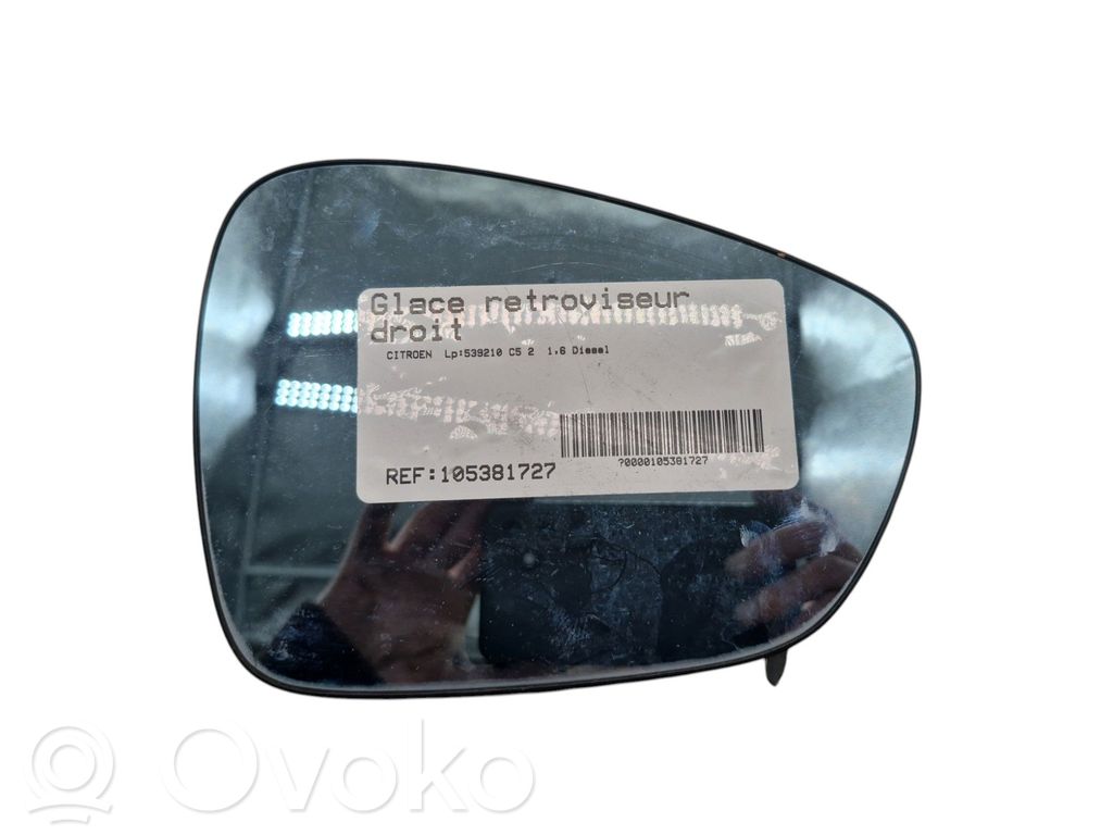 Citroen C5 Wkład lusterka drzwi przednich 