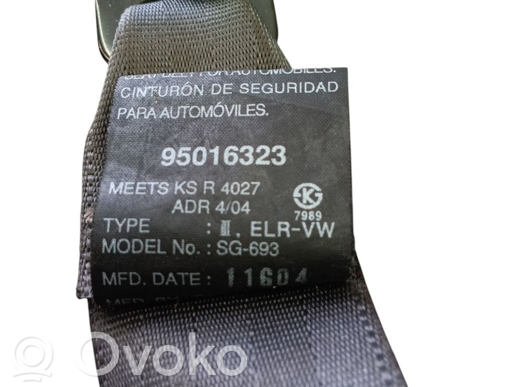 Chevrolet Aveo Cinturón trasero 