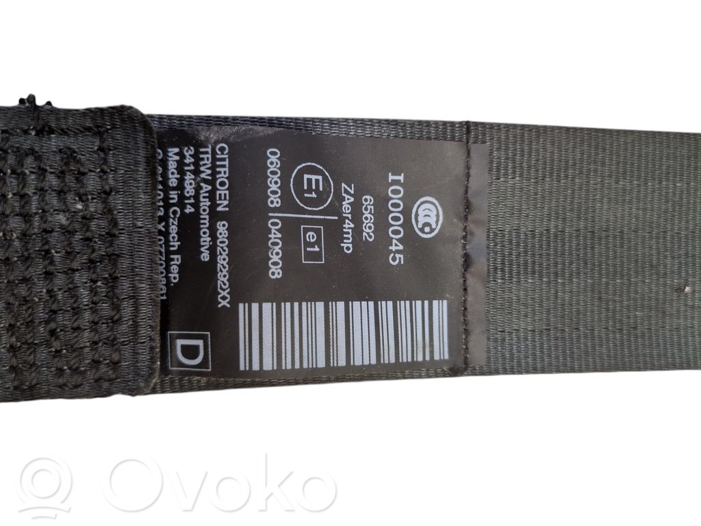 Cinturón delantero   98029292XX
