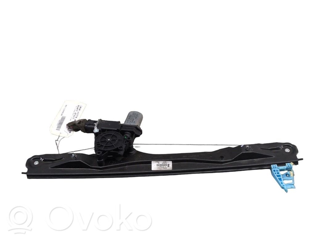 Front door window regulator with motor   95526592