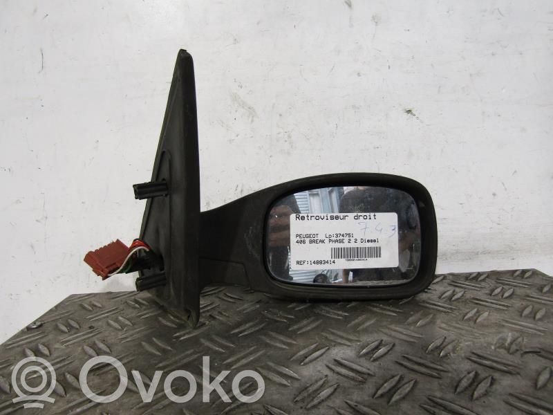 Peugeot 406 Manualne lusterko boczne drzwi przednich 