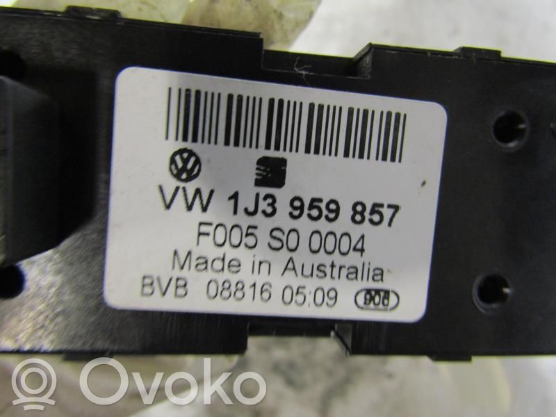 Electric window control switch   1J4959857D
