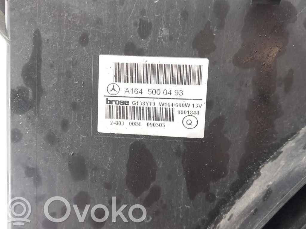 Mercedes-Benz ML W164 Elektryczny wentylator chłodnicy 