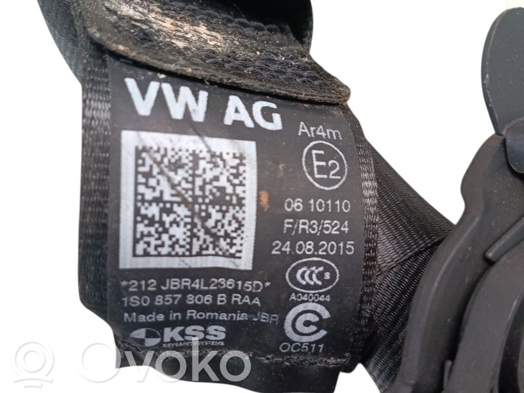 Volkswagen Up Ceinture de sécurité arrière