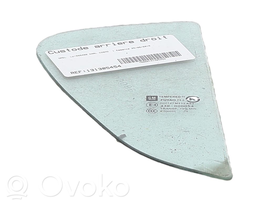 Opel Karl Vetro del deflettore posteriore 