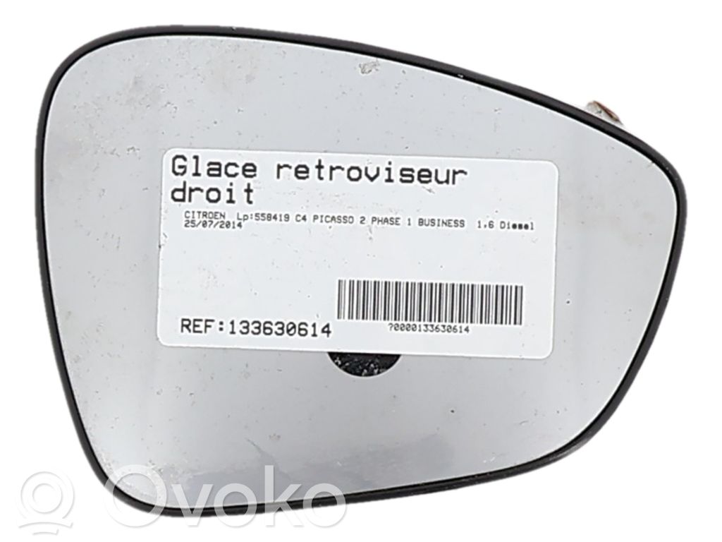 Citroen C4 II Picasso Vetro specchietto retrovisore