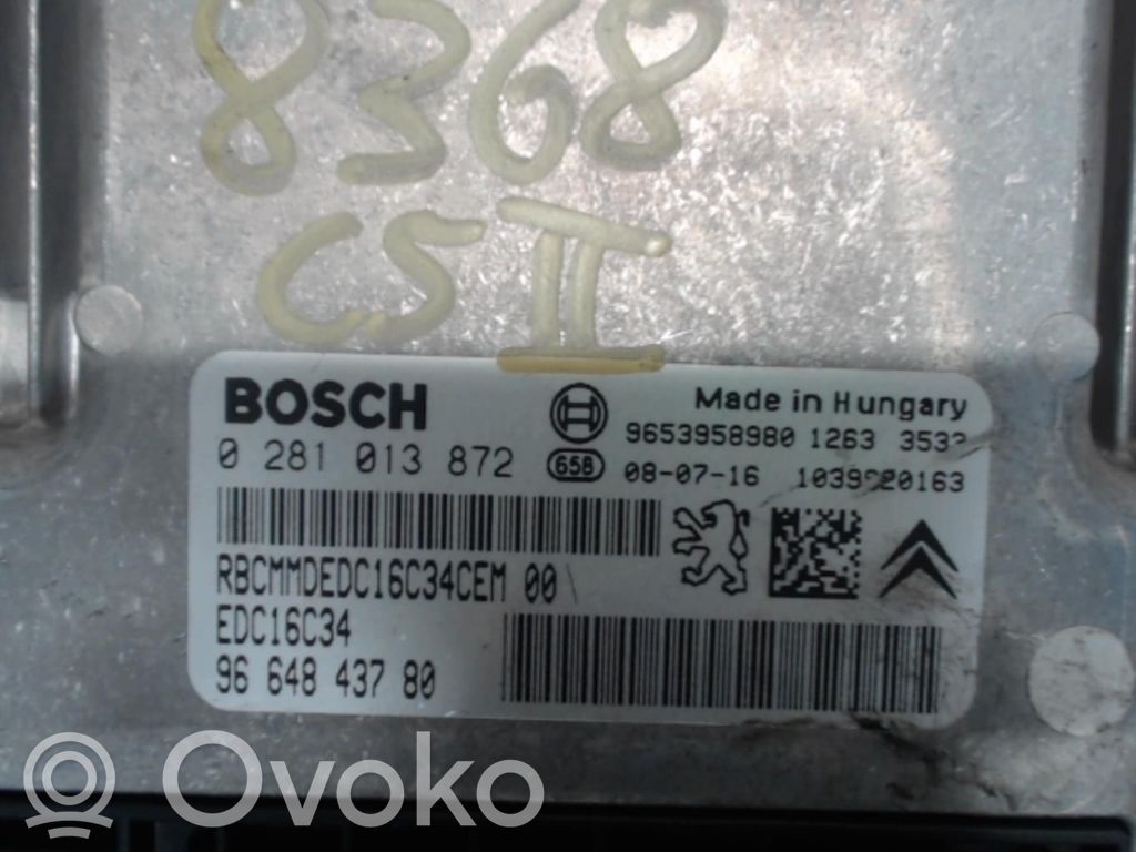 Citroen C5 Engine control unit/module 