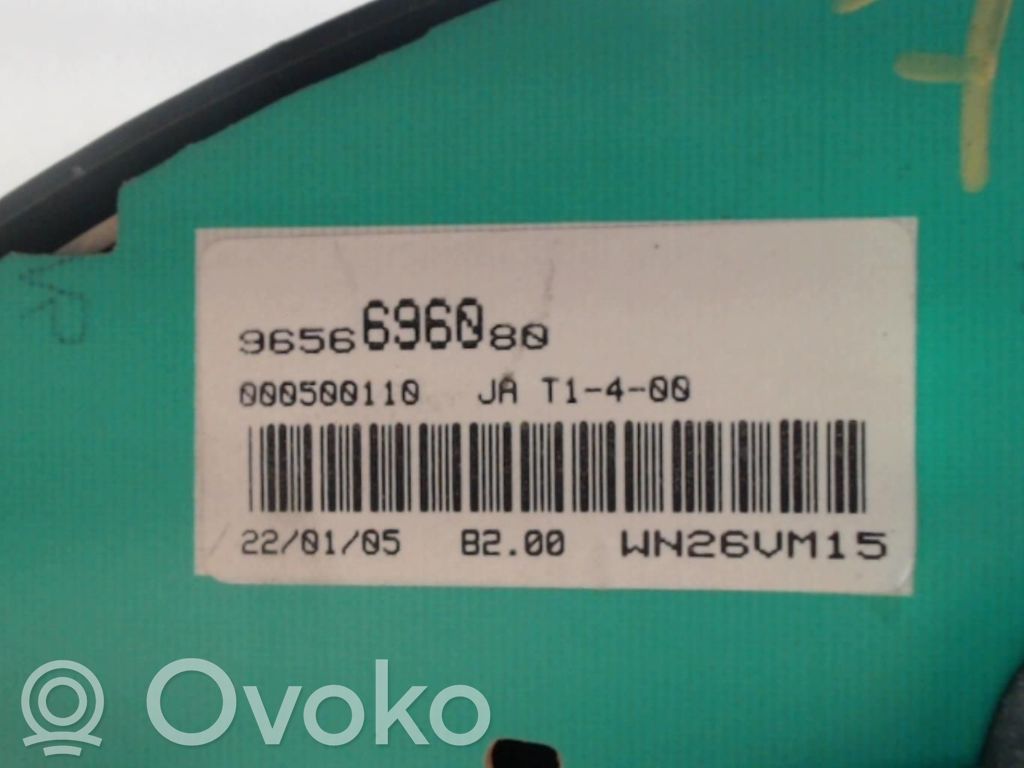 Peugeot 206 Tachimetro (quadro strumenti) 