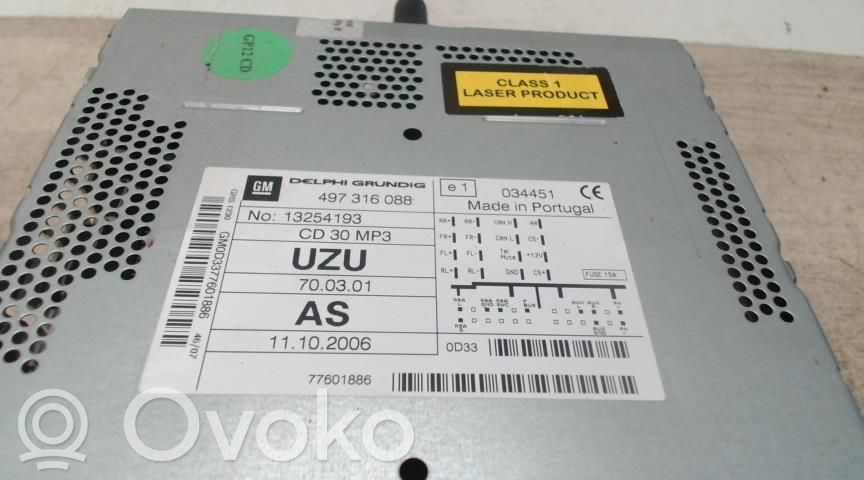 Opel Corsa D Unità principale autoradio/CD/DVD/GPS 