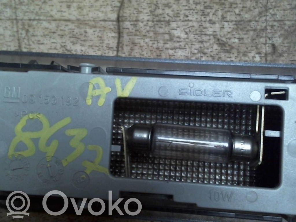 Opel Zafira A Altre luci abitacolo 