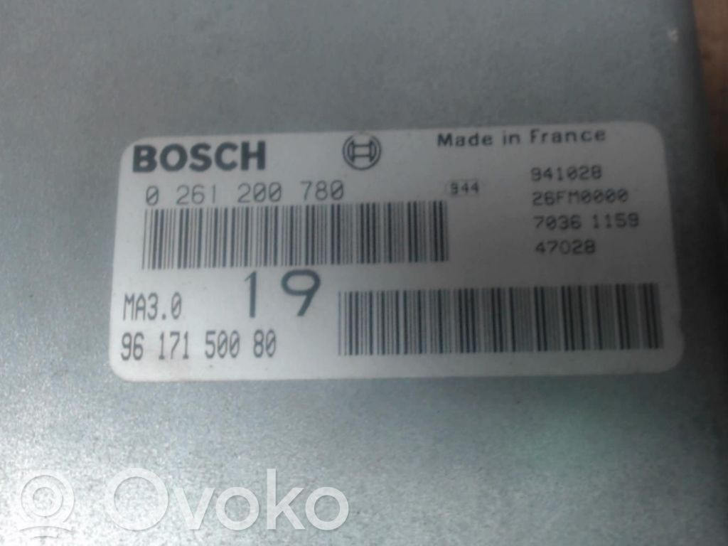 Peugeot 106 Unitate/modul de control motor 