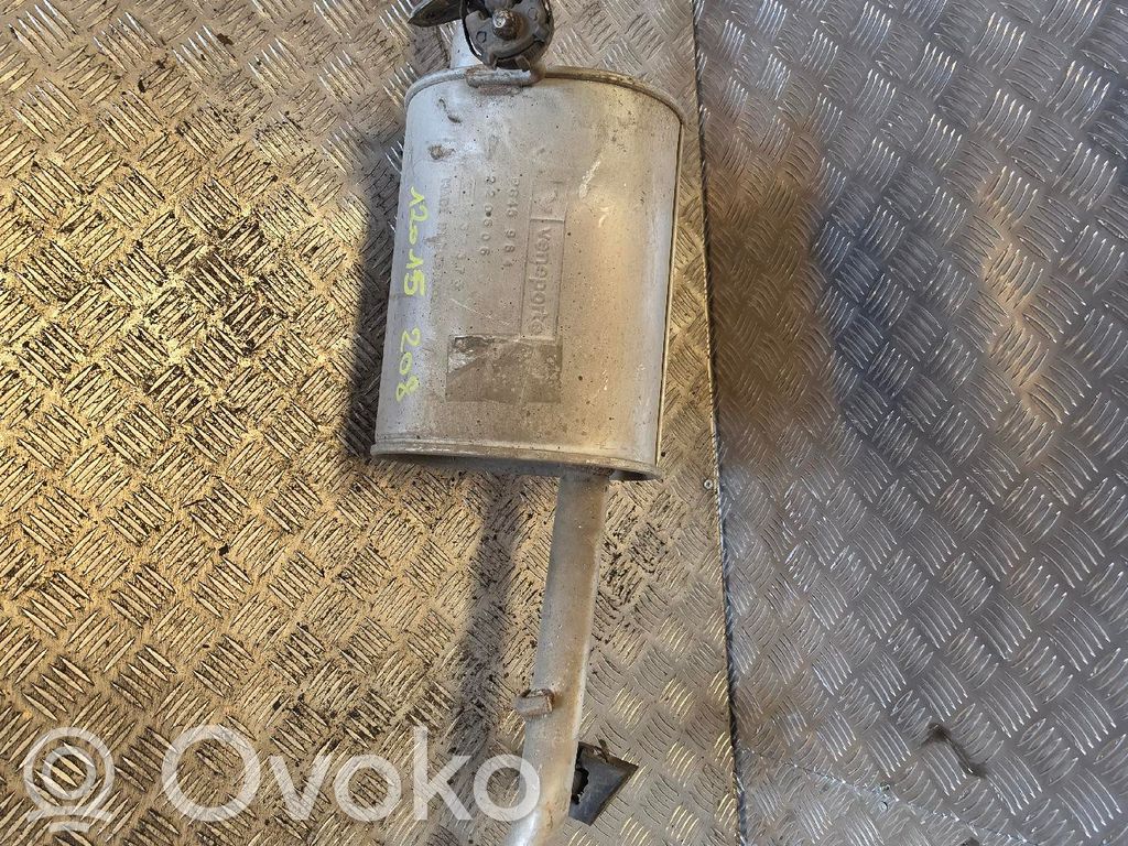 Peugeot 208 I Rear muffler/silencer tail pipe 