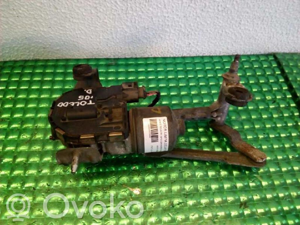 Seat Toledo III (5P) Mechanizm i silniczek wycieraczek szyby przedniej / czołowej