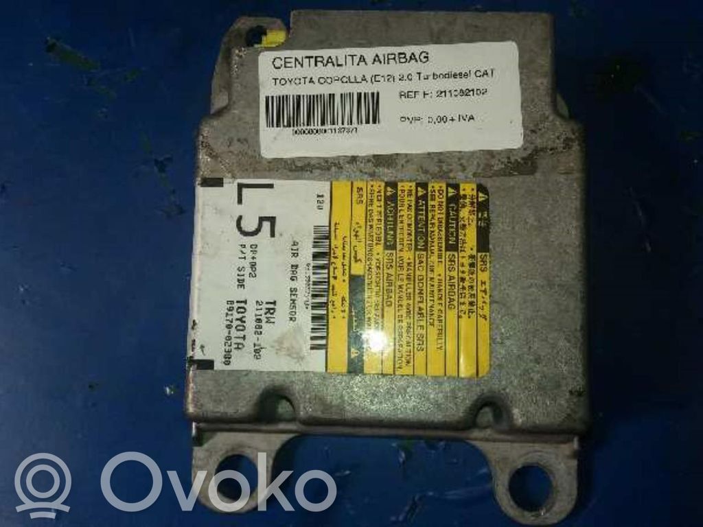 Turvatyynyn ohjainlaite/moduuli   211082102