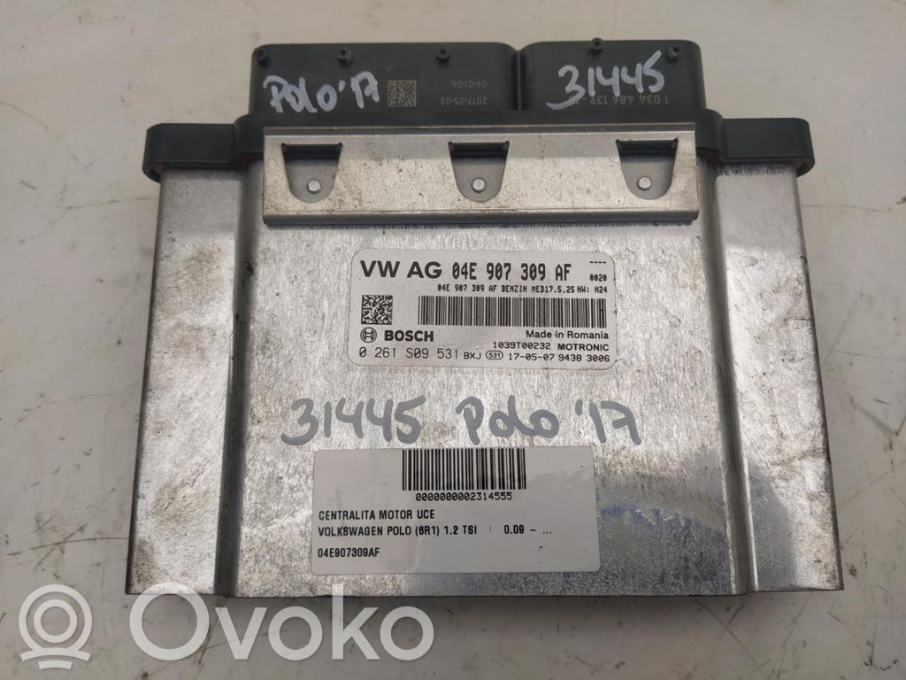 Volkswagen Polo V 6R Centralina/modulo motore ECU