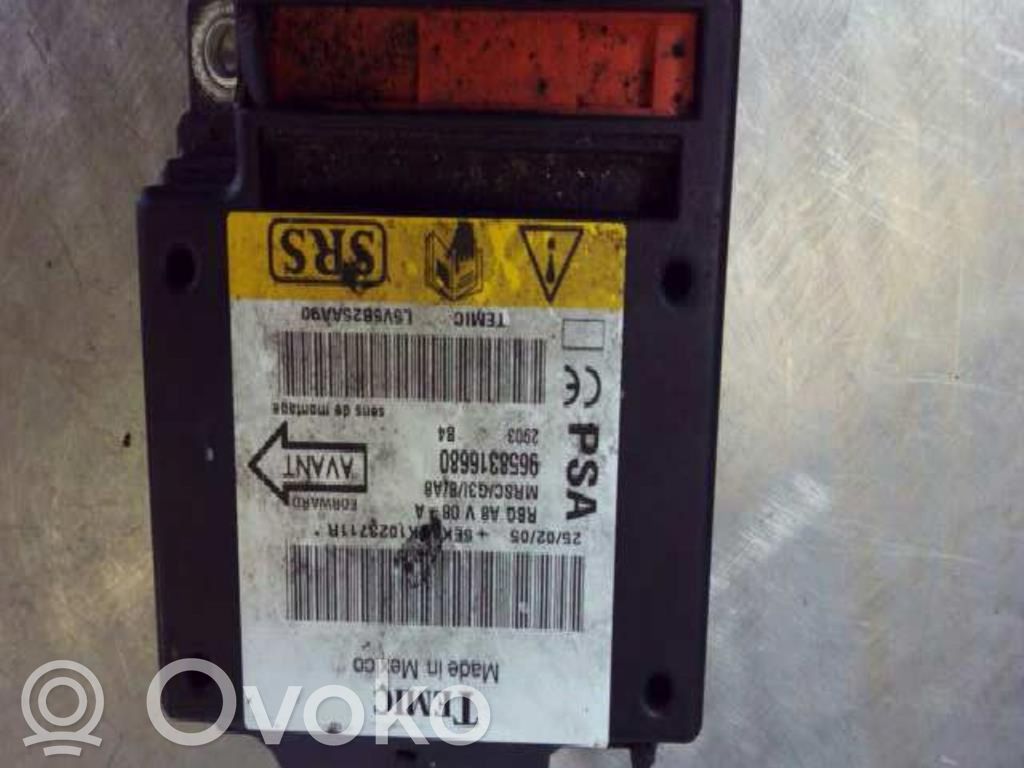 Citroen C3 Unitate/modul de comandă airbaguri 