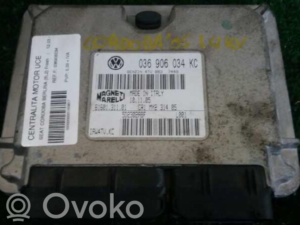 Unidad de control/módulo ECU del motor   036906034