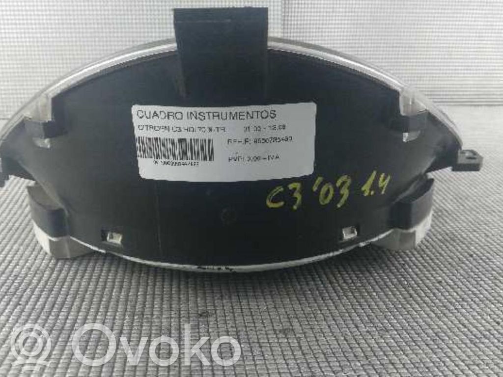 Geschwindigkeitsmesser Cockpit   9650735480