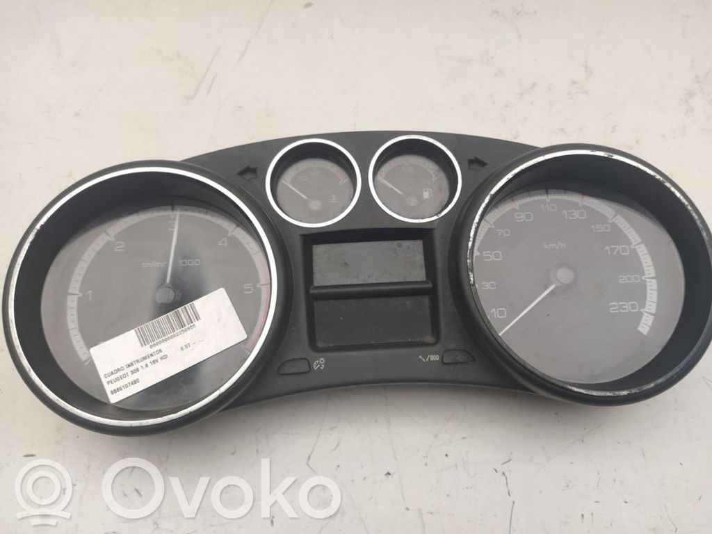 Peugeot 308 Tachimetro (quadro strumenti)