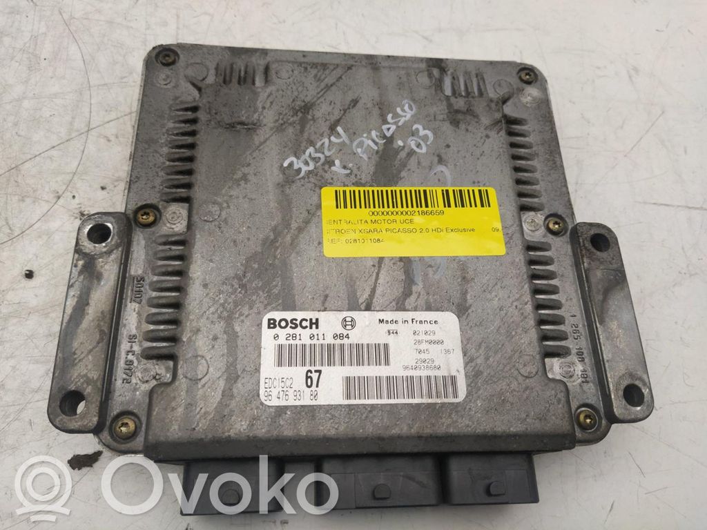 Unité de commande, module ECU de moteur   0281011084