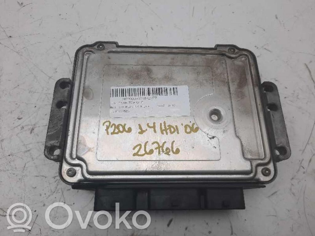 Peugeot 206+ Unitate control motor/modul ECU 