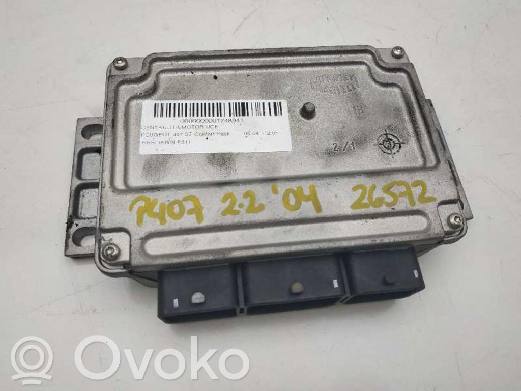 Peugeot 207 CC Engine control unit/module ECU 