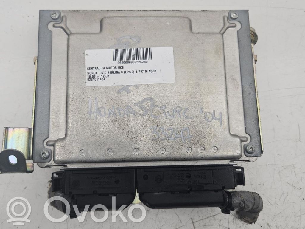 Unidad de control/módulo ECU del motor   0281011434