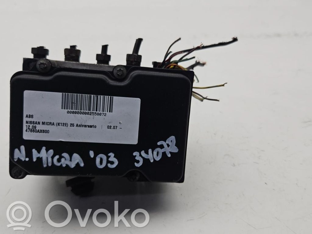 Bomba de ABS   47660AX600
