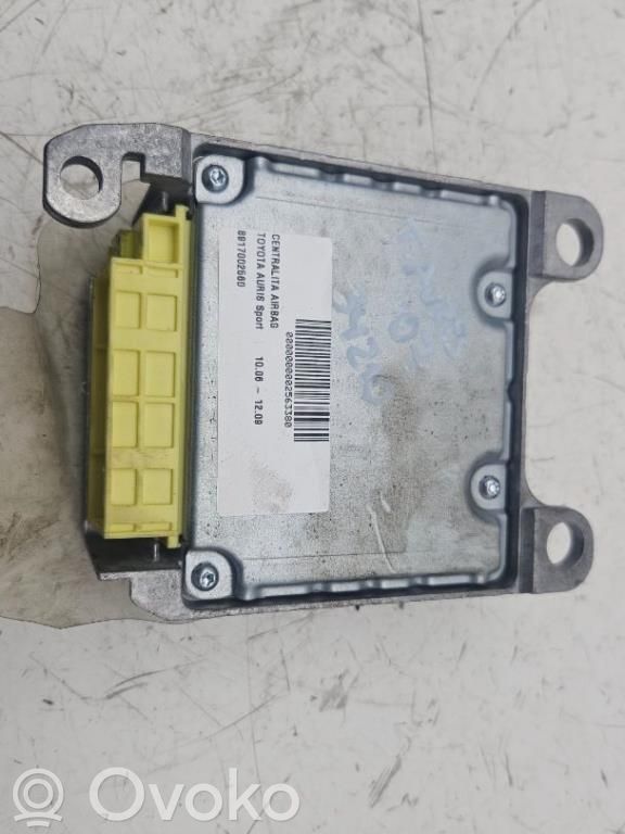 Toyota Auris 150 Unitate/modul de comandă airbaguri