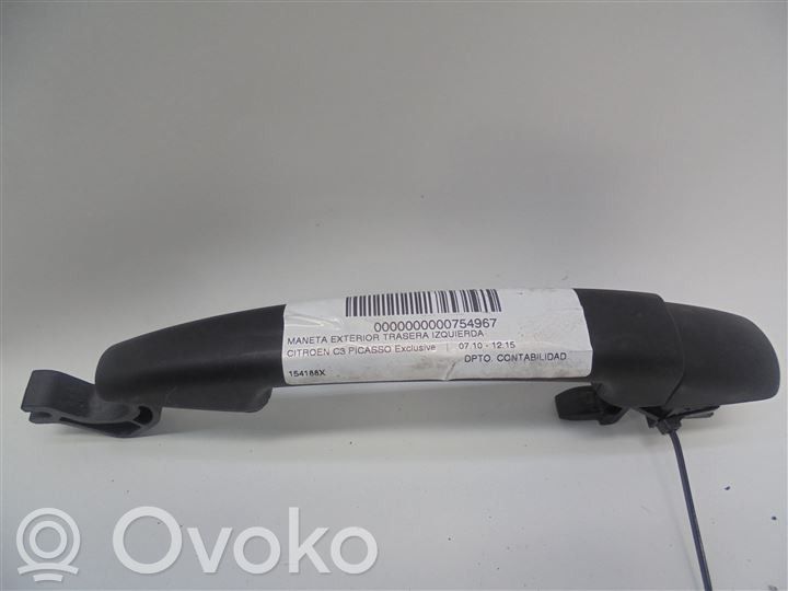Citroen C3 Picasso Takaoven ulkokahva 