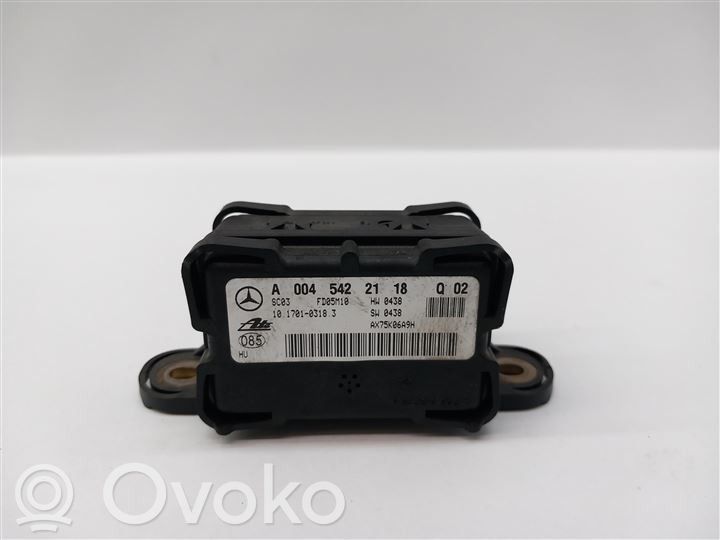 Mercedes-Benz S W221 Sensor ESP de aceleración de frecuencia del intermitente 