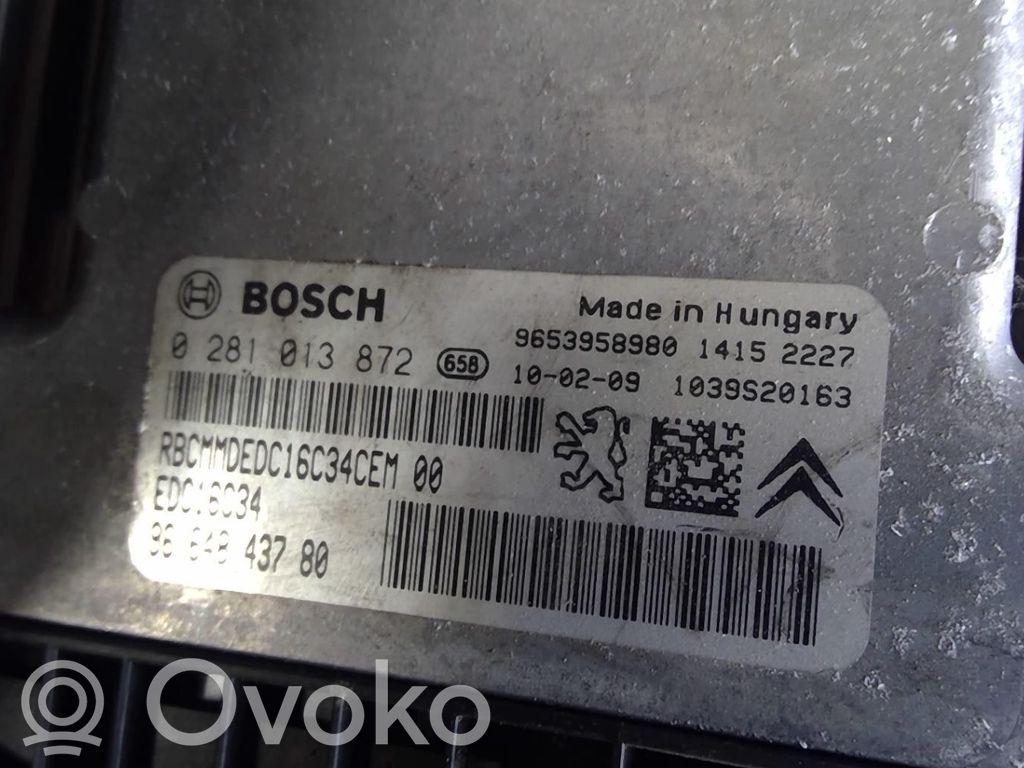 Citroen C3 Sterownik / Moduł ECU 