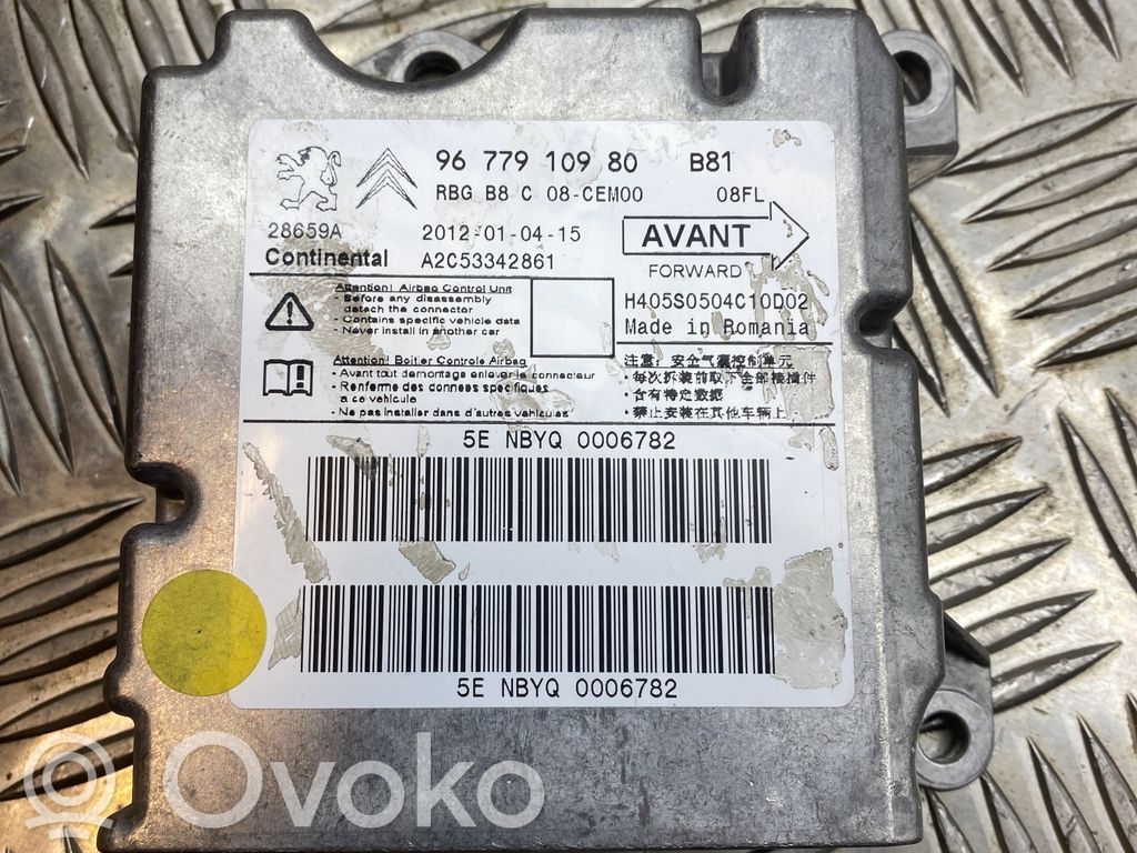 Citroen DS5 Airbag control unit/module 
