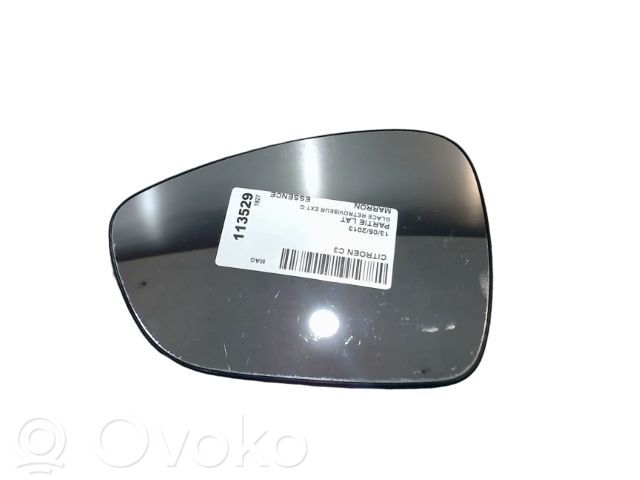 Citroen C3 Spoguļa stikls 