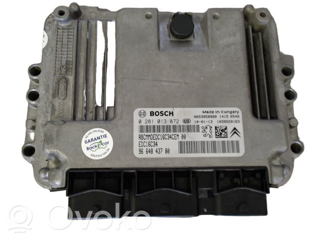 Engine control unit/module ECU   1943S4,1943S4,EDC16C34PSA