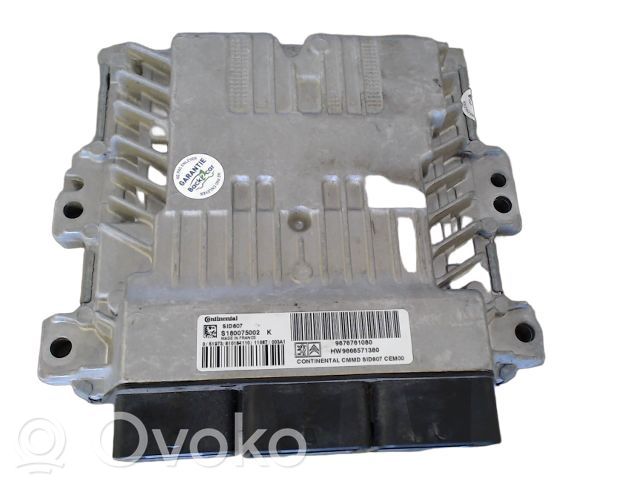 Engine control unit/module ECU   SID807PSA,SID807PSA