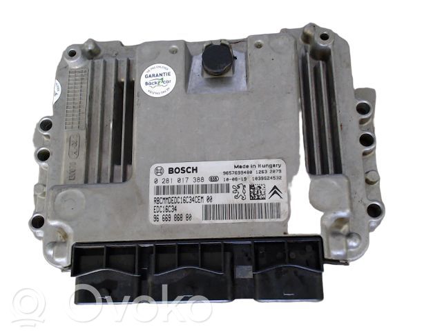 Citroen C3 Engine control unit/module ECU 