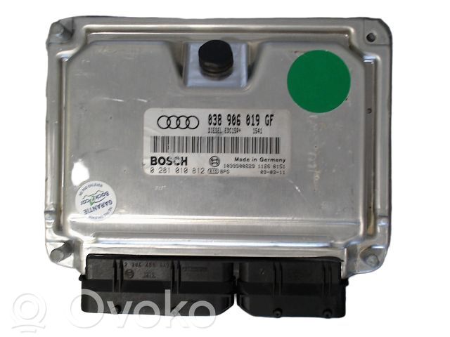Engine control unit/module ECU   038997019DX,038997019DX,EDC15PAUDI
